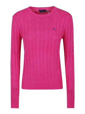 POLO RALPH LAUREN: Strickpullover mit Rundhalsausschnitt - Rundhalspullover - Nude