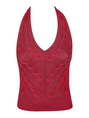 POLO RALPH LAUREN: Strickpullover mit V-Ausschnitt - V-Pullover - Rot