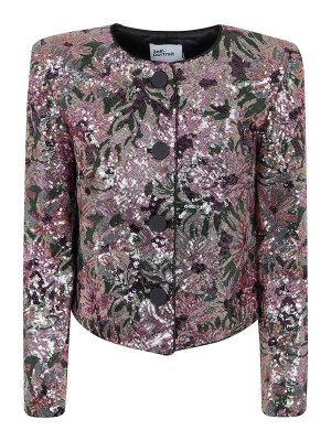 Self Portrait: Casualjacken - Casualjacke - Blau