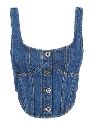 Self Portrait: Tops und Tank Tops - Top - Blau