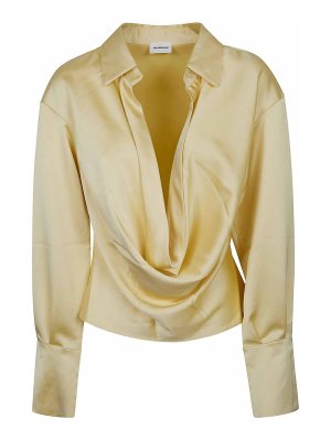 THE ANDAMANE: bluse - Lilia - Camicetta con colletto a V profondo