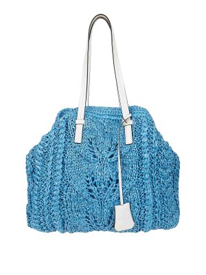 ERMANNO SCERVINO: トートバッグ - トートバッグ - ブルー