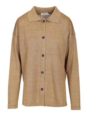 S MAX MARA: カーディガン - カーディガン - ベージュ