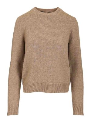 S MAX MARA: crew necks - Fresia Sweater In Wool And Cashmere
