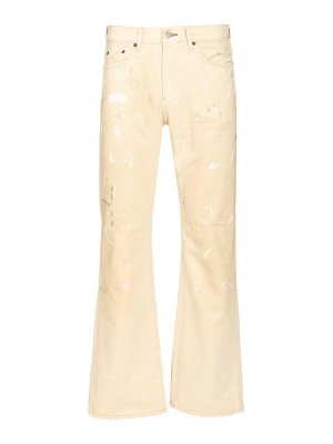 Acne Studios: Straight Leg Jeans - Straight Leg Jeans - Weiß