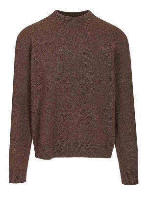 Acne Studios: maglia collo rotondo - Maglione in cashmere