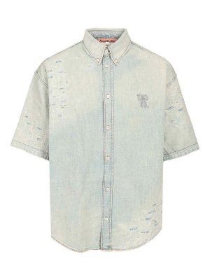 Acne Studios: camicie - Camicia di jeans