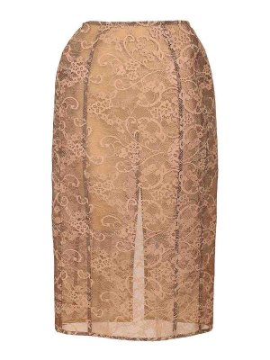 Acne Studios: Jupes midi et au genou - Jupe Midi - Rose