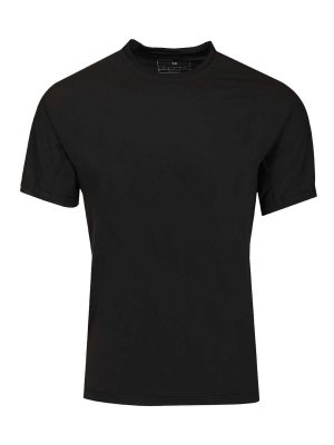 Y-3: T-shirts - T-Shirt - Noir