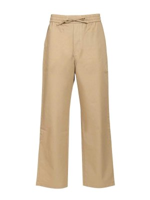AMI PARIS: casual trousers - Trousers With Elasticated Waist