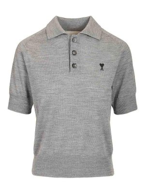 AMI PARIS: Polos  - Polo - Gris