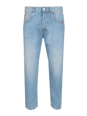 AMISH: Straight Leg Jeans - Straight Leg Jeans - Hellblau