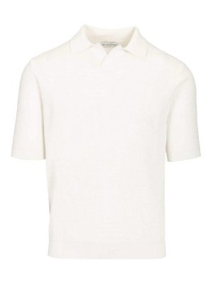 BALLANTYNE: Poloshirts - Poloshirt - Weiß