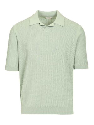 BALLANTYNE: polo shirts - Waffle Polo Shirt