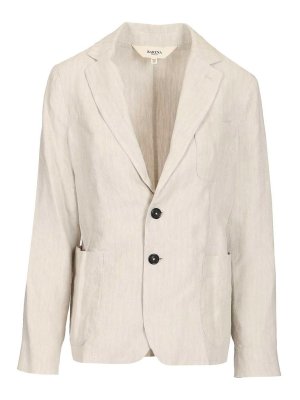 BARENA VENEZIA: Vestes-rembourrees - Blouson Rembourré - Gris