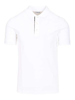 BURBERRY: polo shirts - Cotton Polo