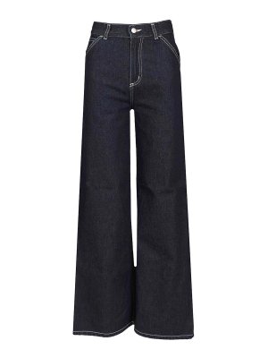CARHARTT: Jeans à jambe droite - Jean Droit - Bleu