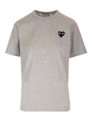 Comme des Garçons Play: T-shirts - T-Shirt - Grau