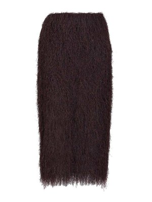DRIES VAN NOTEN: ニーレングススカート＆ミディ丈 - 膝丈/ミディスカート - 紫