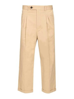 DRÔLE DE MONSIEUR: Casual Hosen - Casual Hose - Beige