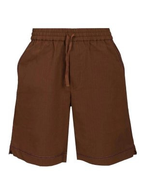 DRÔLE DE MONSIEUR: Hosen Shorts - Shorts - Braun