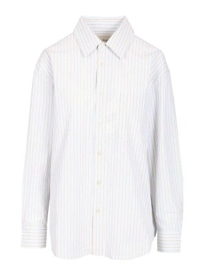 DUNST: shirts - Oversized Striped Shirt
