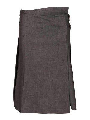 DUNST: Knee length skirts & Midi - Pleated Midi Skirt