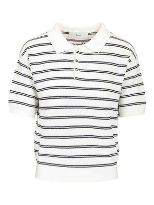 DUNST: polo shirts - Striped Cotton Polo