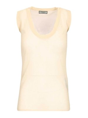 DURAZZI MILANO: Tops & Tank tops - Semi-Sheer Tank Top