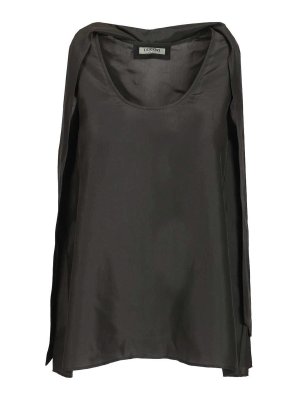 DURAZZI MILANO: Tops & Tank tops - Sleeveless Silk Top