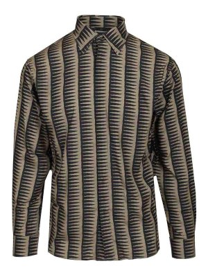 EMPORIO ARMANI: shirts - Lyocell Blend Shirt
