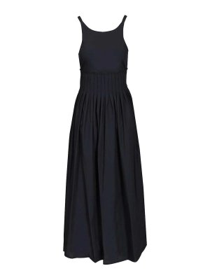 EMPORIO ARMANI: maxi dresses - Long Poplin Dress