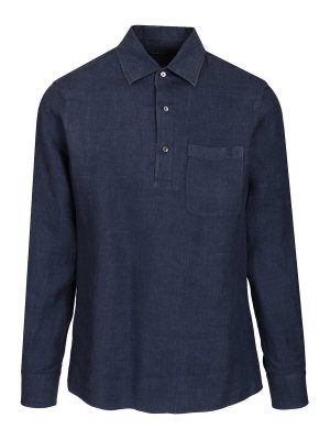 ZEGNA: Camisas - Camisa - Azul