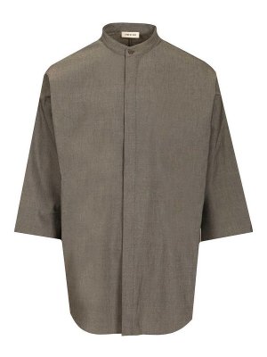 FEAR OF GOD: shirts - Mandarin Relaxed Shirt Ss