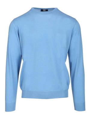 FEDELI: crew necks - Long-Sleeved Sweater