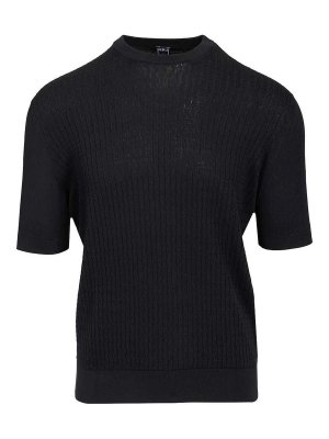 FEDELI: t-shirts - Ribbed T-Shirt