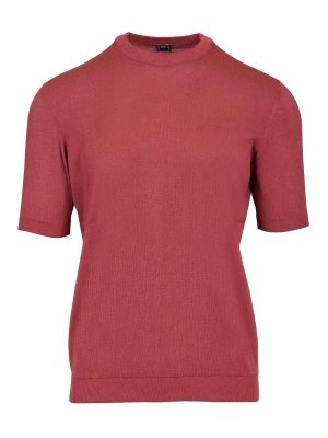 FEDELI: Camisetas - Camiseta - Rojo Oscuro