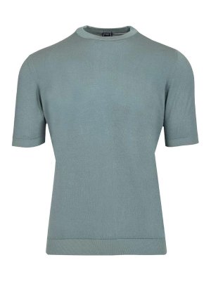 FEDELI: t-shirts - Crew Neck T-Shirt