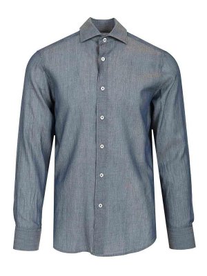 FEDELI: shirts - Long-Sleeved Shirt