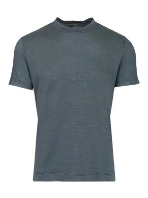 FEDELI: t-shirts - Crew Neck T-Shirt