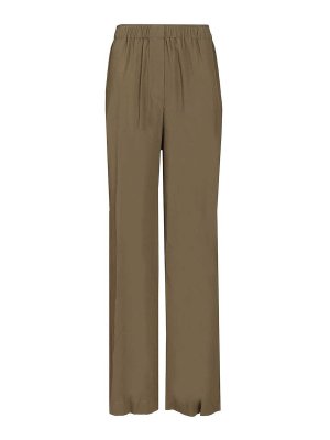 FEDERICA TOSI: pantaloni casual - Pantaloni in Crepe De Chine