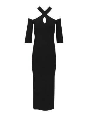 FEDERICA TOSI: Vestidos largos - Vestido Largo - Negro