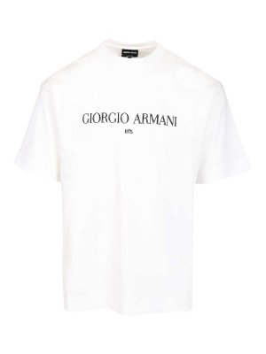 GIORGIO ARMANI: T-shirts - T-Shirt - Blanc