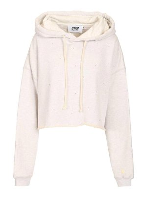 GOLDEN GOOSE: Felpe e maglie - Felpa corta con stelle