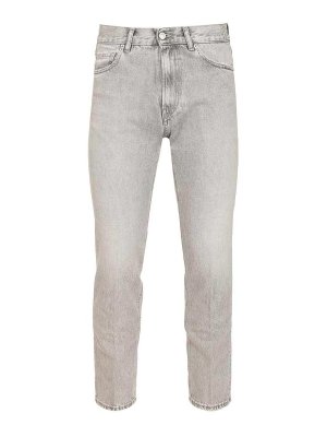 Mauro Grifoni: Jeans à jambe droite - Jean Droit - Gris