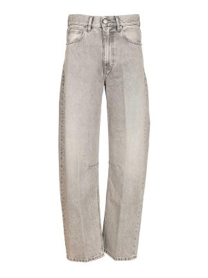Mauro Grifoni: Jeans à jambe droite - Jean Droit - Gris