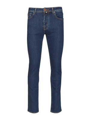 JACOB COHEN: Straight Leg Jeans - Straight Leg Jeans - Blau
