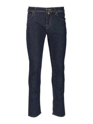 JACOB COHEN: Straight Leg Jeans - Straight Leg Jeans - Blau