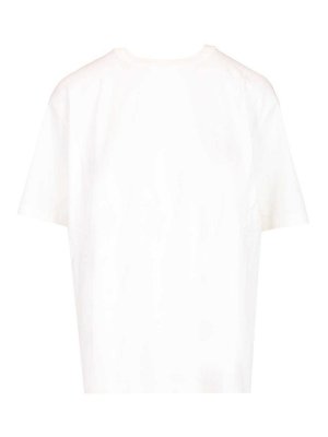 JACQUEMUS: t-shirt - T-shirt in cotone e seta