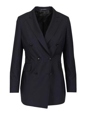 SARTORIA LATORRE: blazers - Double-Breasted Wool Blazer